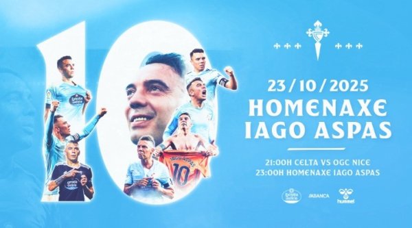 Chính thức: Aspas đã trở thành cầu thủ khoác áo Celta Vigo nhiều nhất trong lịch sử và một buổi lễ tri ân sẽ được tổ chức