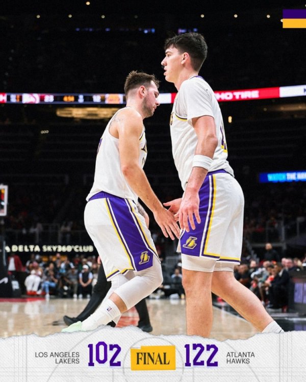 Hôm nay Lakers đã thua thảm hại trước Hawks. Doncic và Smart không nhận lời phỏng vấn của giới truyền thông sau trận đấu.